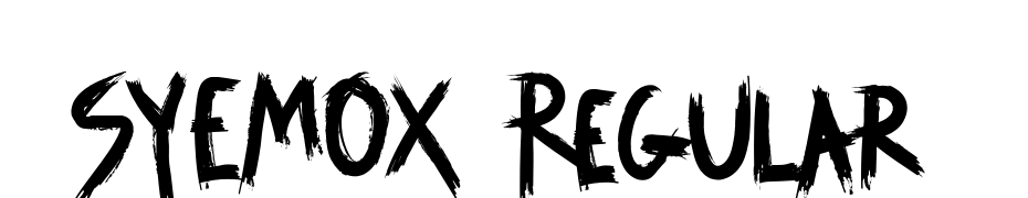 SYEMOX Regular cкачати шрифт безкоштовно
